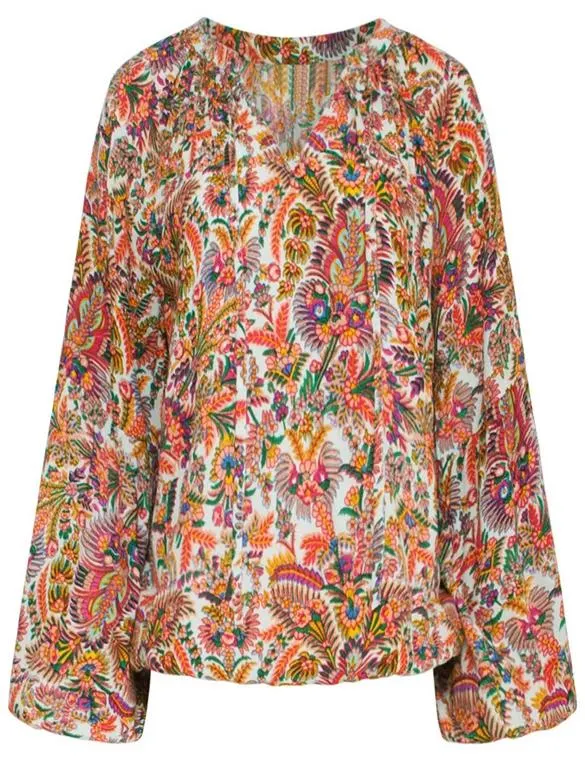 Smashed Lemon Blouse met bloemenprint 23669