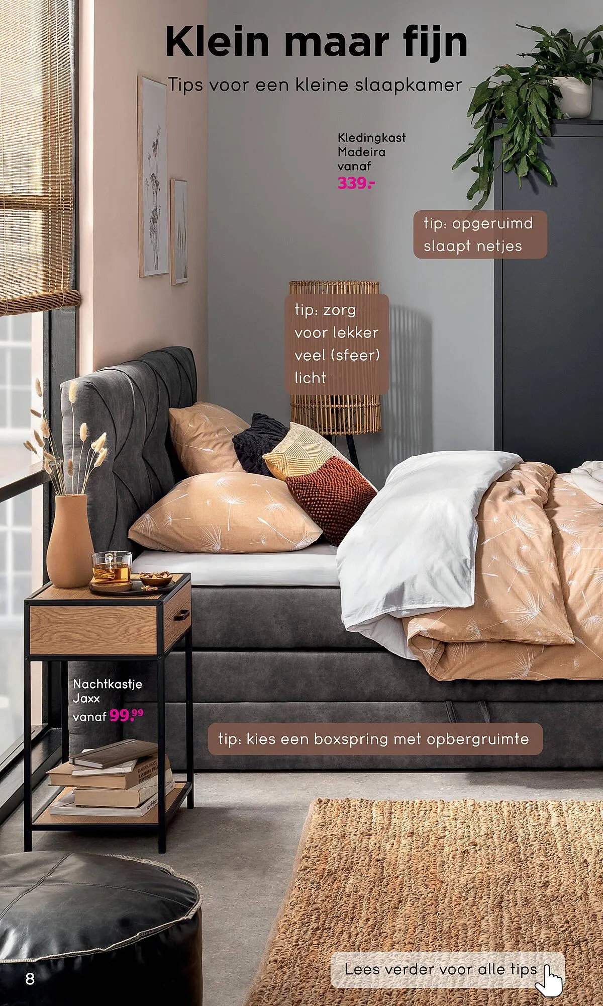 Leen Bakker folder - Slaapkamer van 22 mei tot 12 mei 2024 - Folder pagina 8