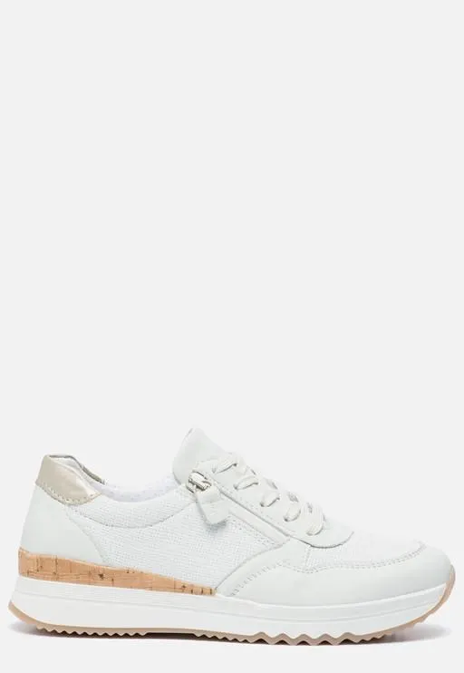 Claire 18 Sneakers wit Leer