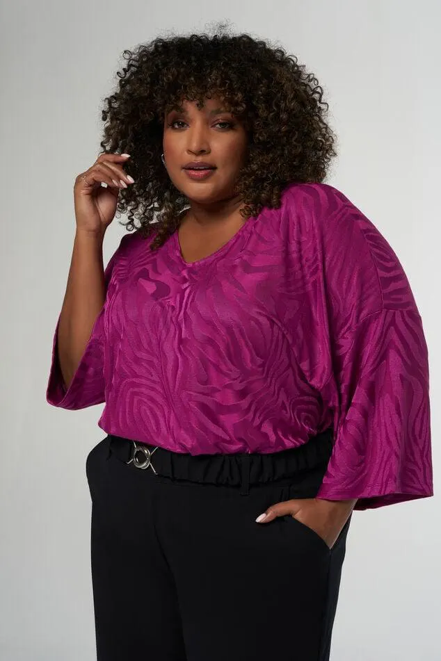 T-shirt met zebra strepen