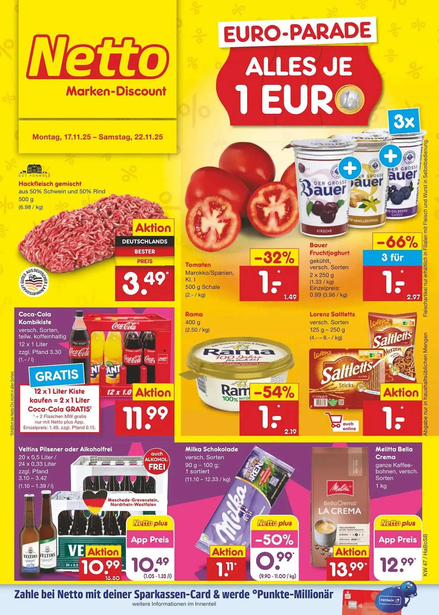 Netto Marken-Discount DE folder van 17 november tot 22 november 2025 - Folder pagina 1