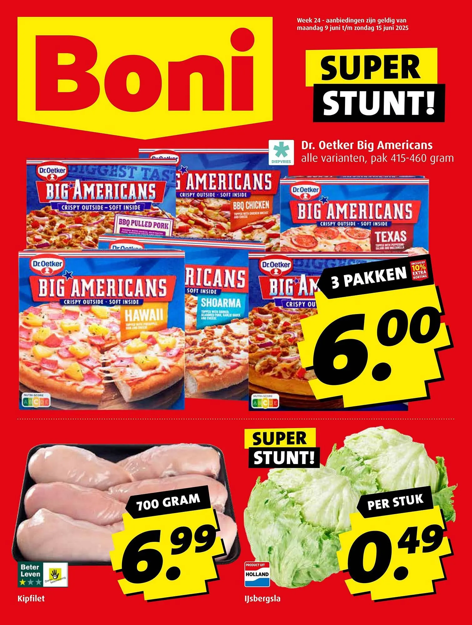 Boni folder van 9 juni tot 14 juni 2025 - Folder pagina 1