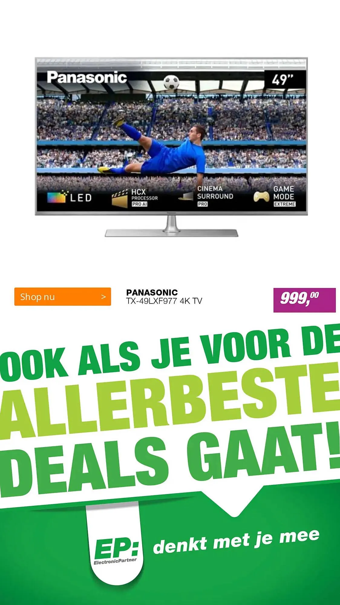 EP folder van 23 september tot 1 oktober 2023 - Folder pagina 1