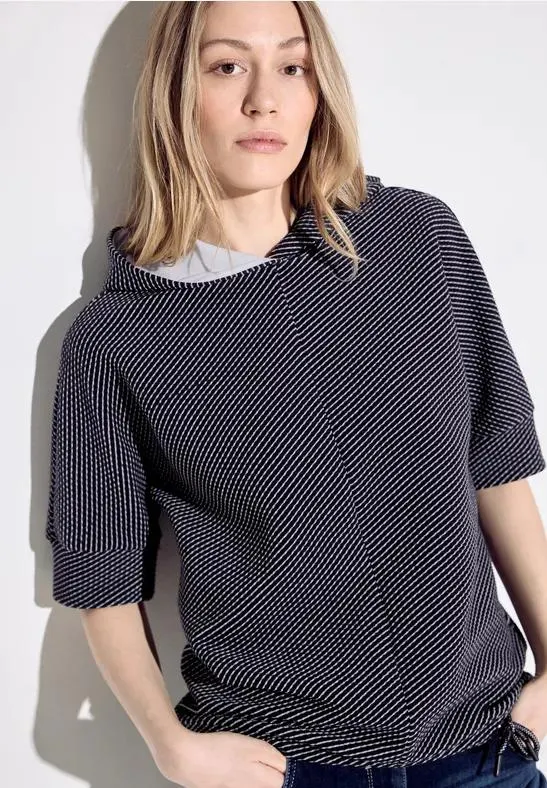 Sweatshirt met korte armen