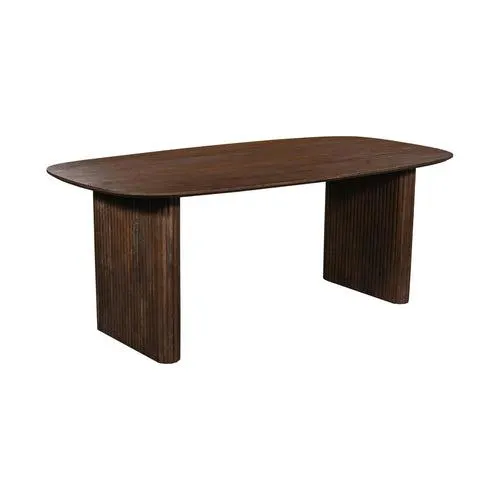 Giga Meubel Eettafel Juro - Deens Ovaal - Mangohout - 200 cm
