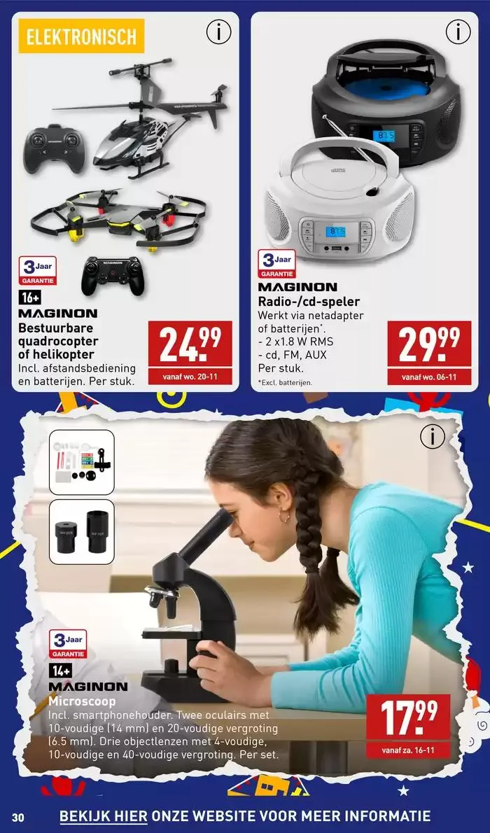 Topdeals en kortingen van 28 oktober tot 11 november 2024 - Folder pagina 30