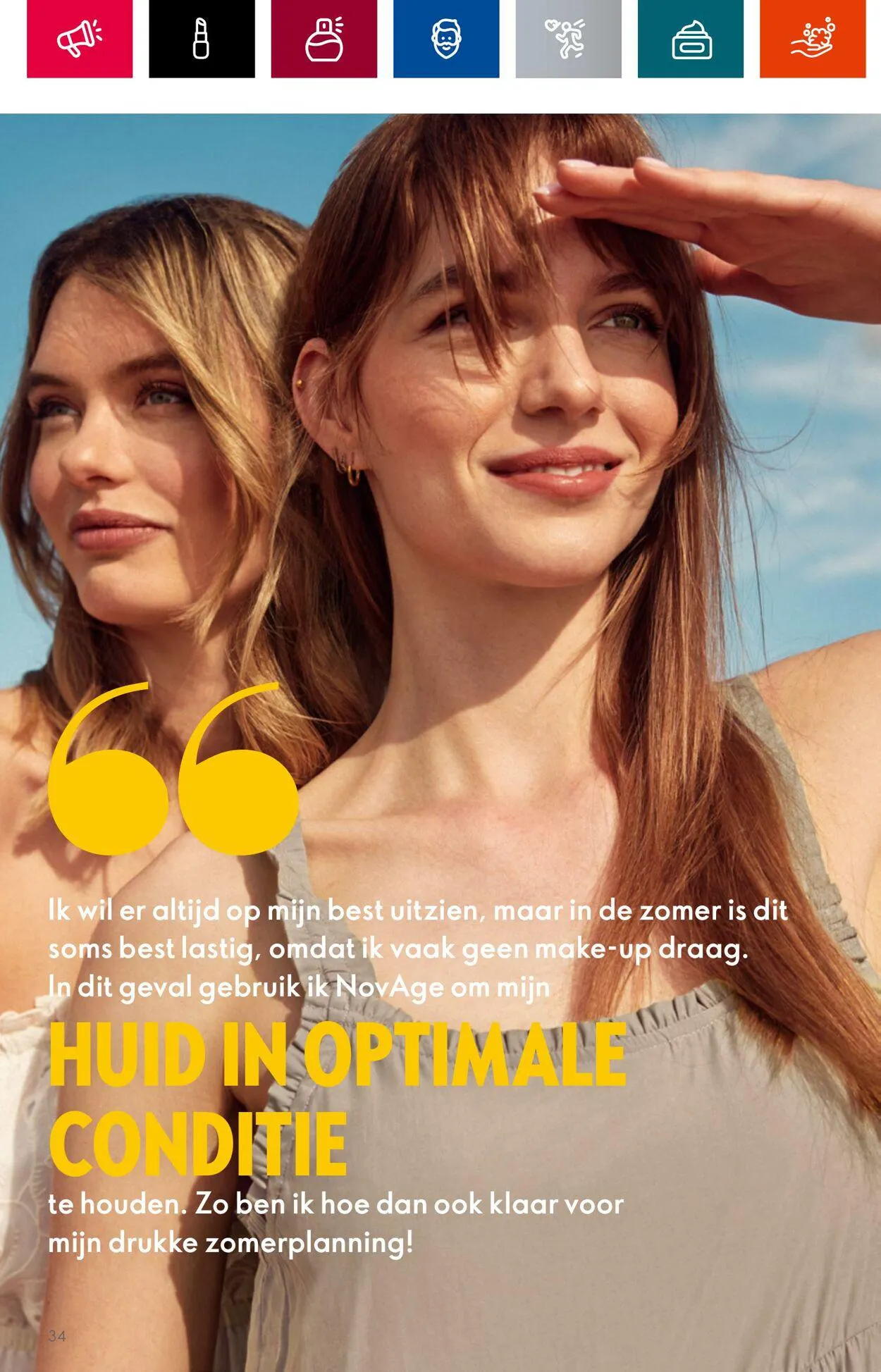 Oriflame Actuele folder van 28 juni tot 18 juli 2023 - Folder pagina 34