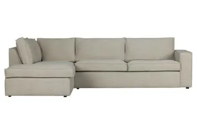 Hoekbank Freddie links - Naturel