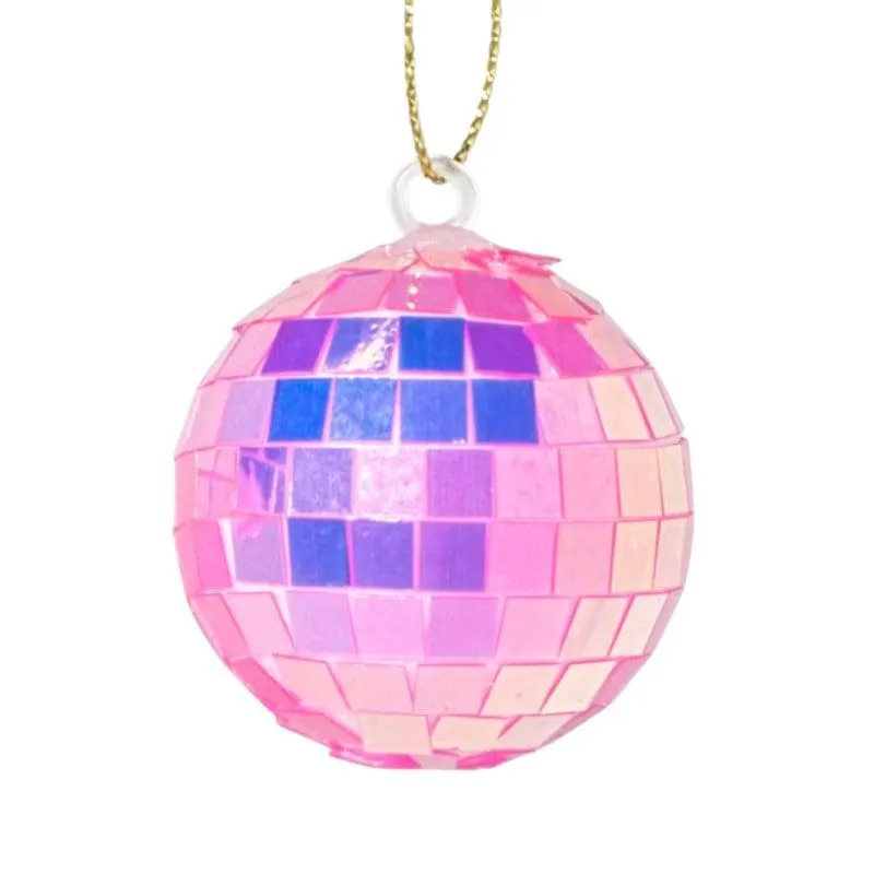 Discobal roze - set van 6 - ø4 cm