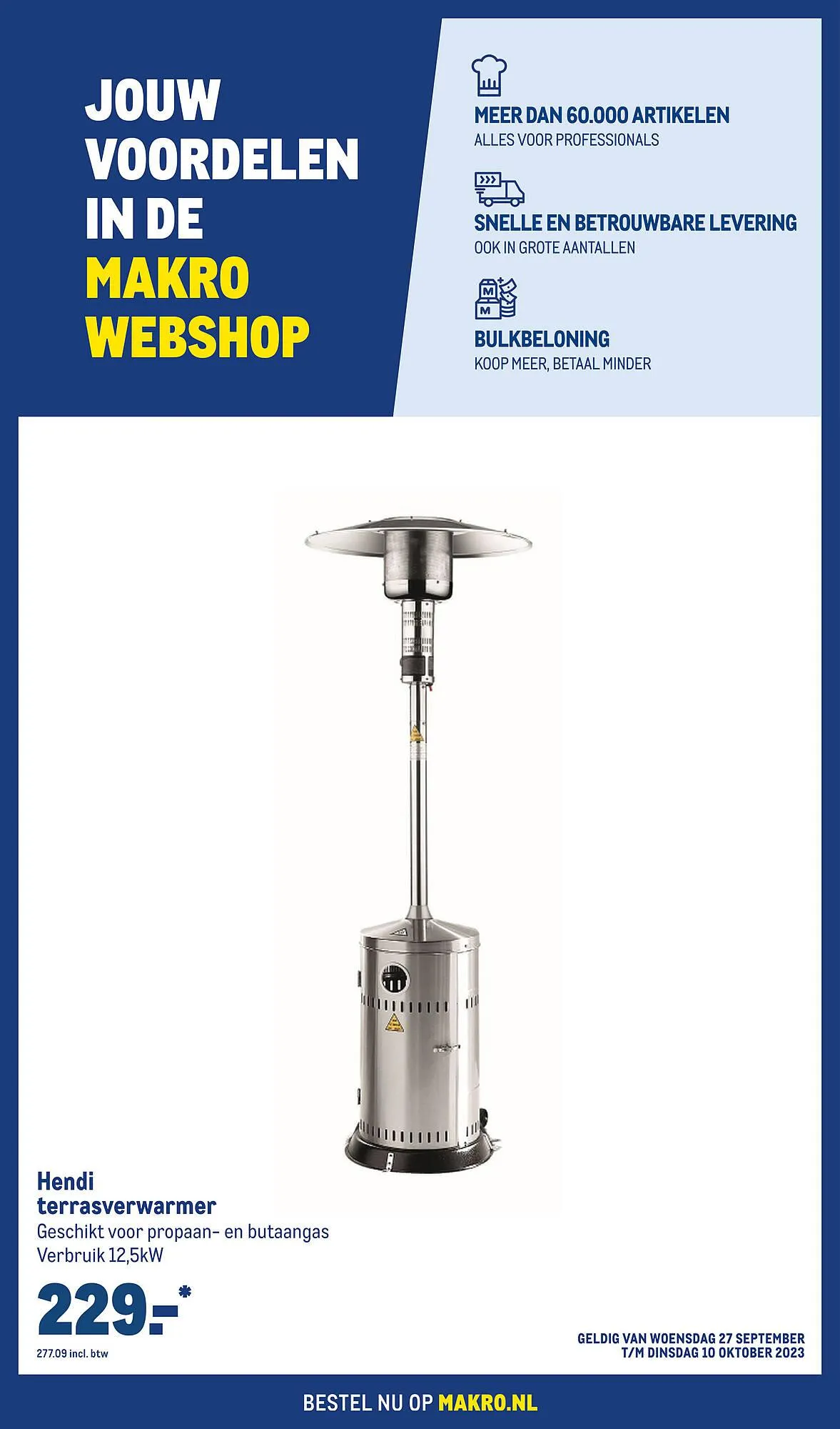 Makro folder van 27 september tot 10 oktober 2023 - Folder pagina 1