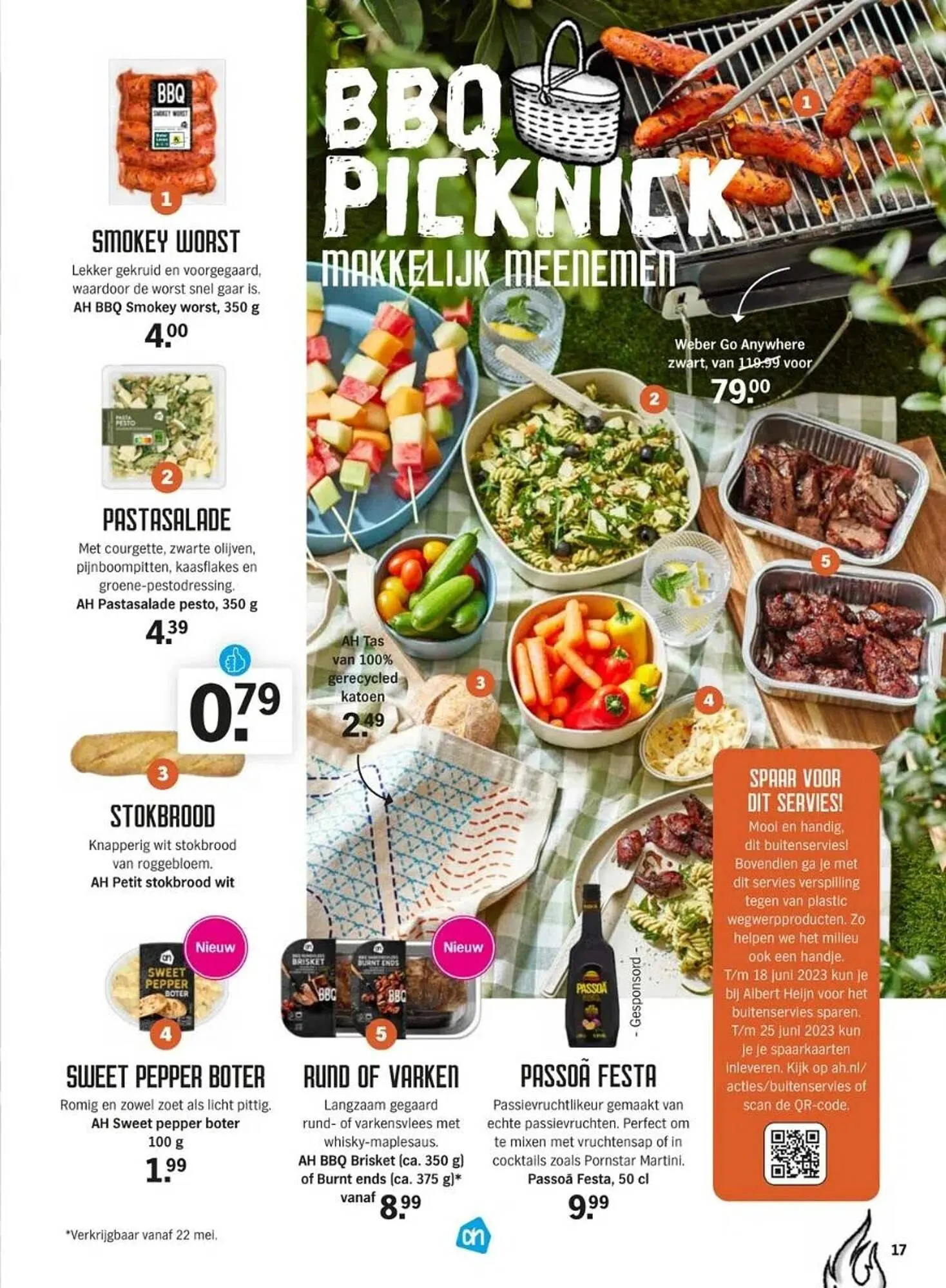 Albert Heijn BBQ folder van 12 mei tot 31 augustus 2023 - Folder pagina 15
