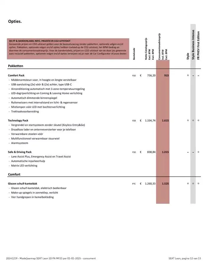 SEAT Leon van 4 januari tot 4 januari 2026 - Folder pagina 12
