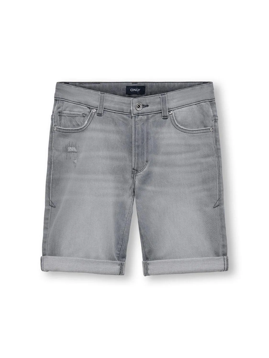 KOBMatt omslag slijtagedetails Denim short