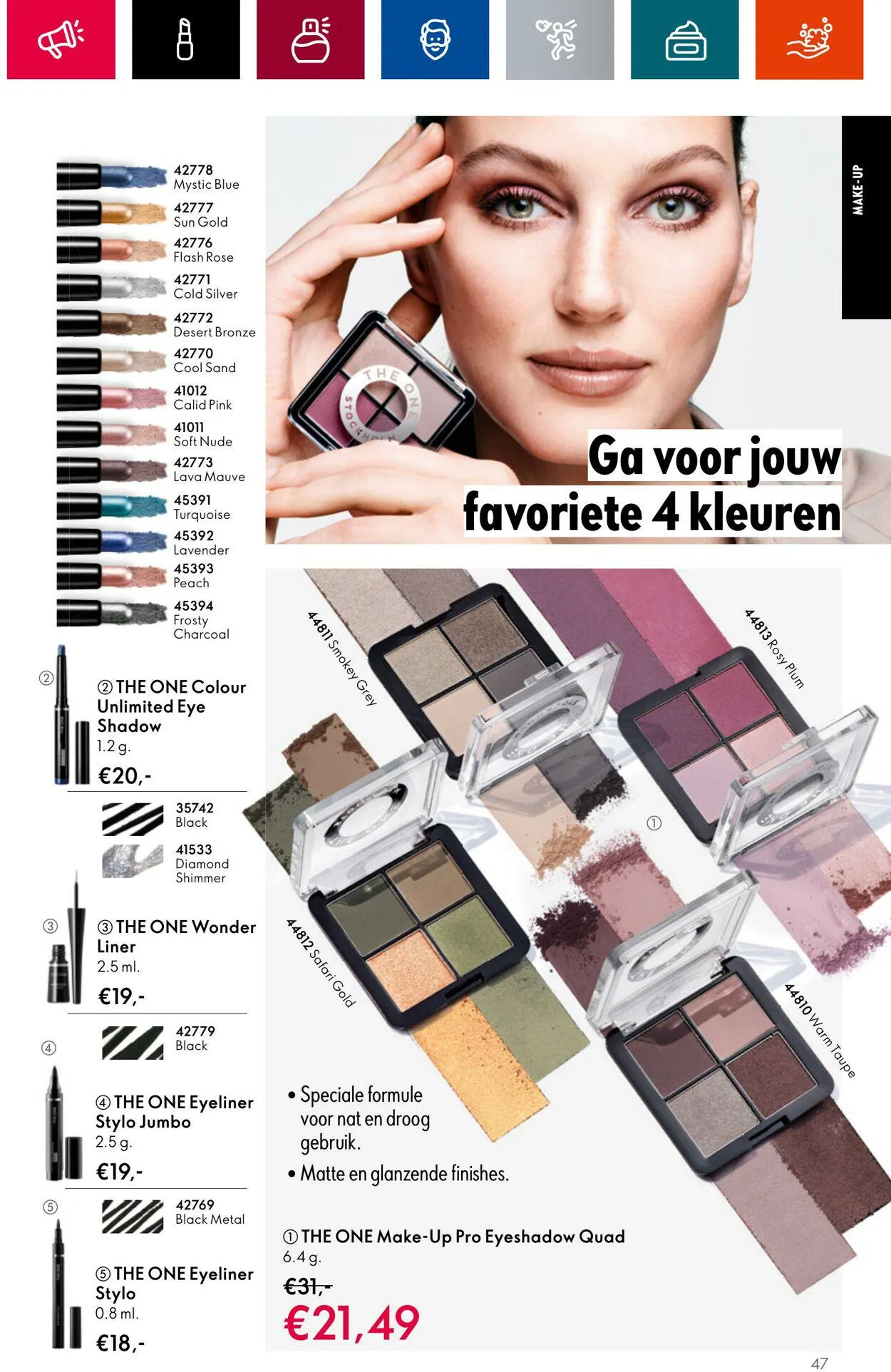 Oriflame Actuele folder van 28 juni tot 18 juli 2023 - Folder pagina 47