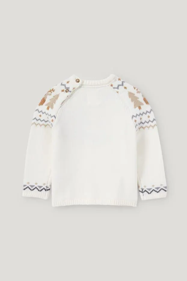 Rendier Rudolf - babytruitje voor de kerst