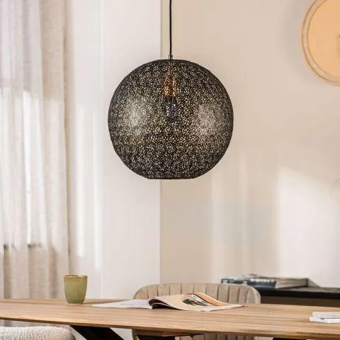 Hanglamp Tossica Ø 40 cm zwart staal 1-lichts