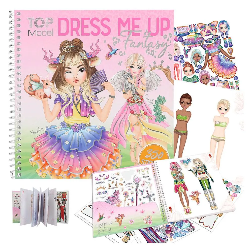 TOPModel Dress Me Up Fantasy Stickerboek