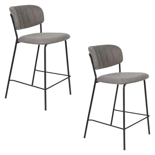 Housecraft Living Jolien Kruk Zwart/Grijs - Set van 2