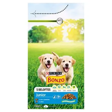 Bonzo Junior Hondenvoer met Kip en Groenten