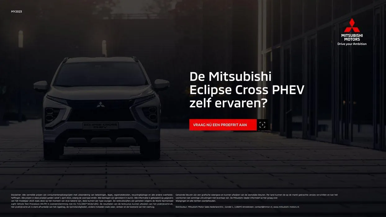 Mitsubishi Eclipse Cross Phev van 24 april tot 24 april 2025 - Folder pagina 24