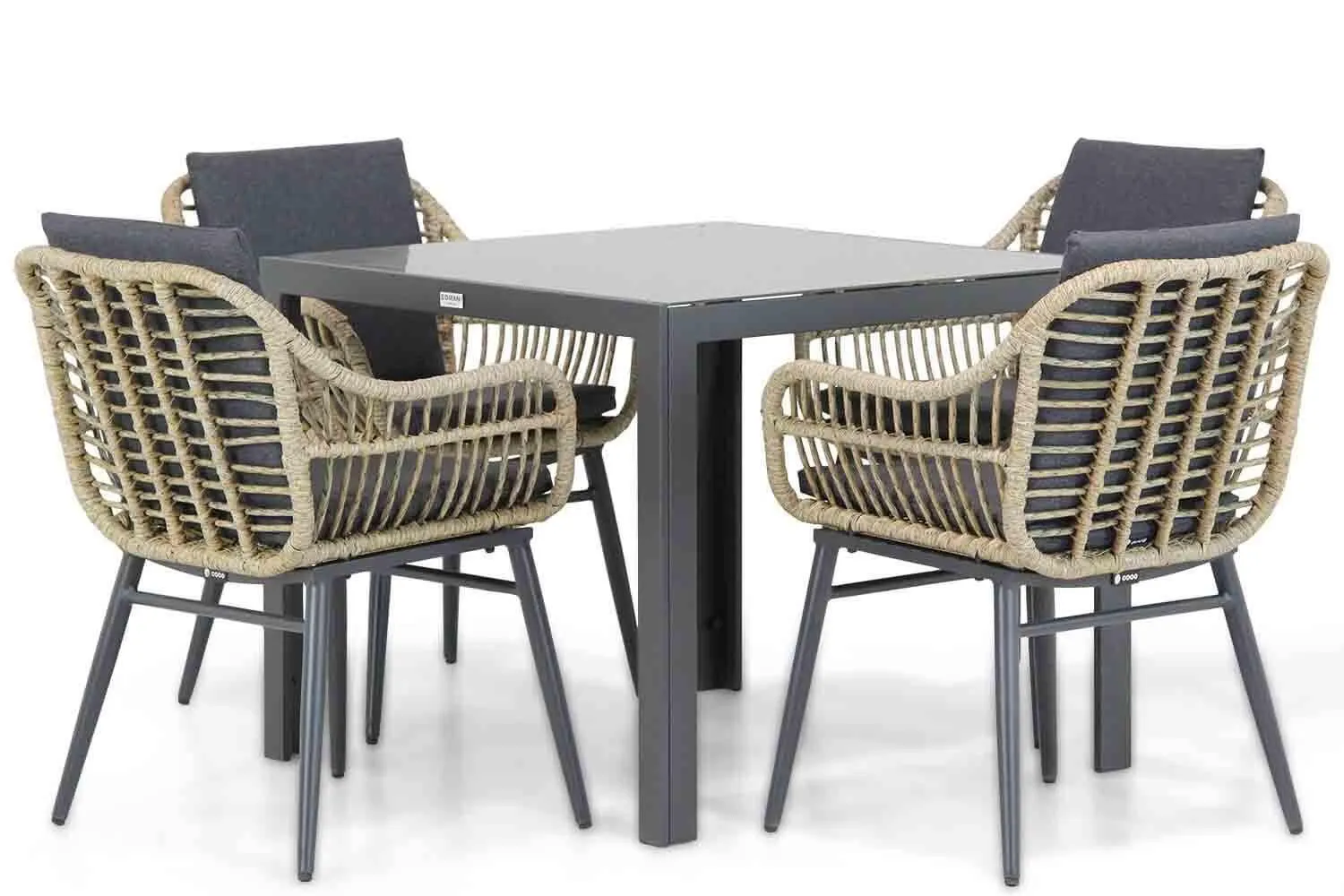 Coco Leonardo/Mondello 90 cm dining tuinset 5-delig