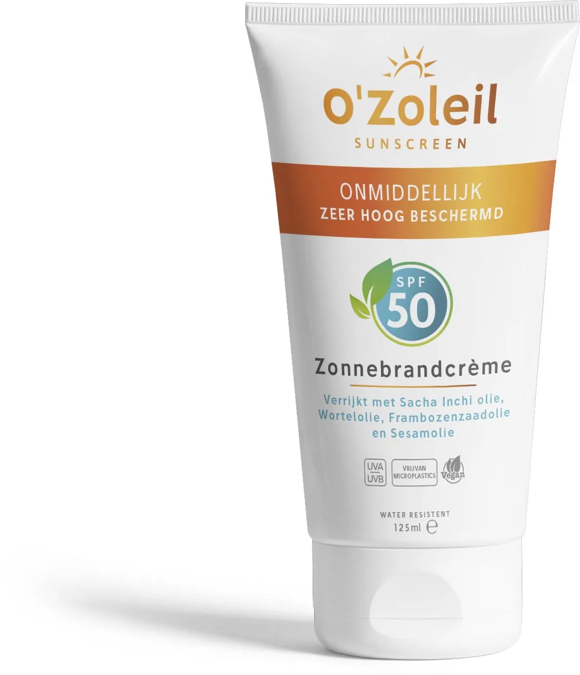 O'Zoleil Zonnecreme Body SPF 50 Waterproof 125ml