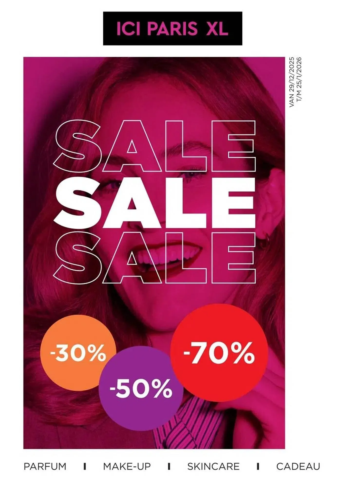 ICI Paris XL folder van 29 december tot 4 januari 2026 - Folder pagina 1