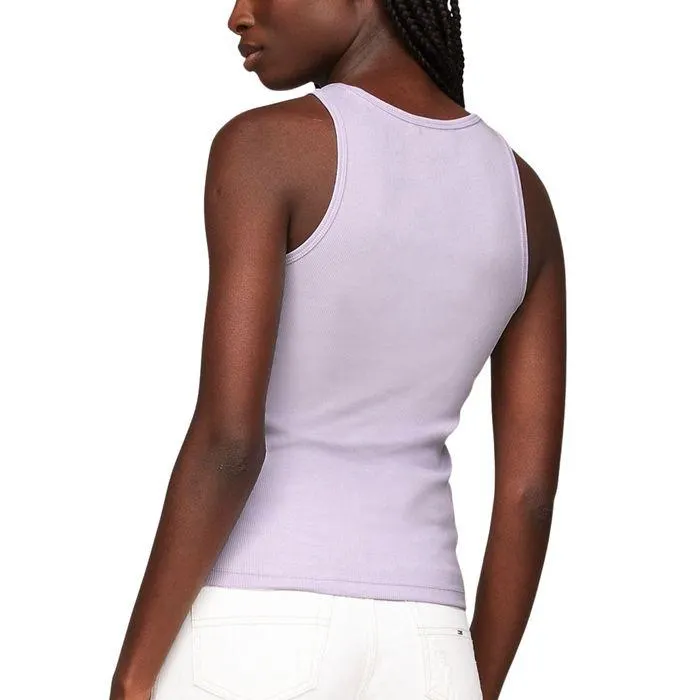 Essential Slim Rib-Knit Tanktop Dames
