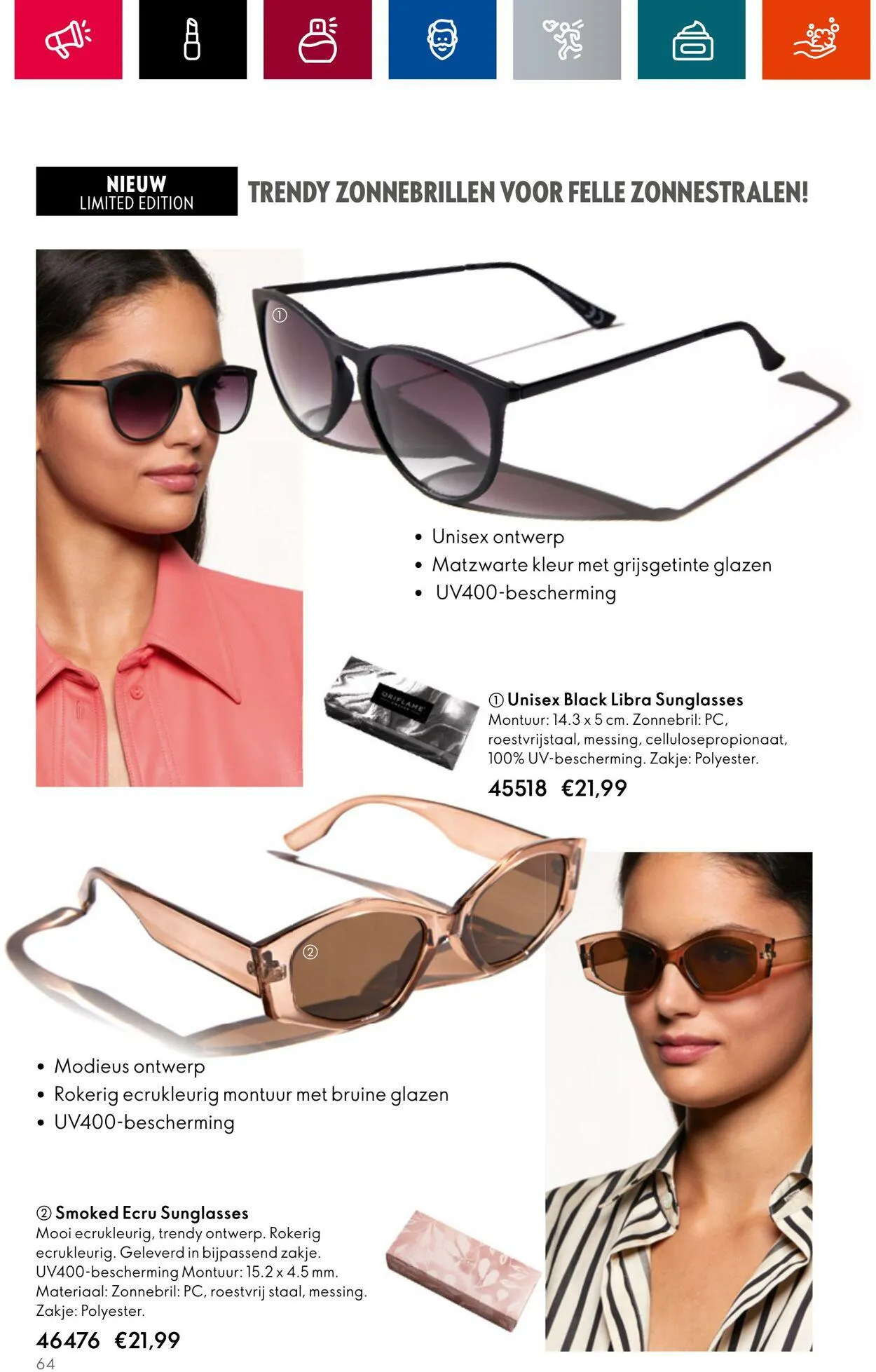 Oriflame Actuele folder van 28 juni tot 18 juli 2023 - Folder pagina 64