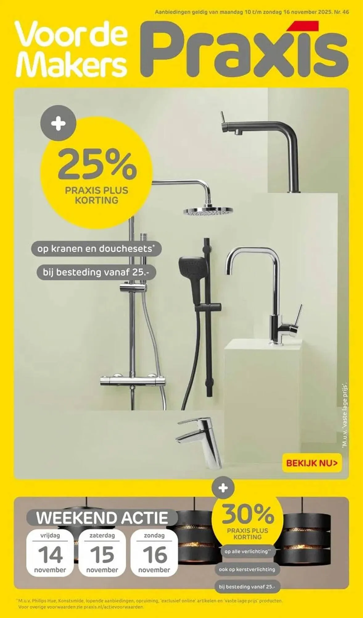 Praxis folder van 10 november tot 16 november 2025 - Folder pagina 1