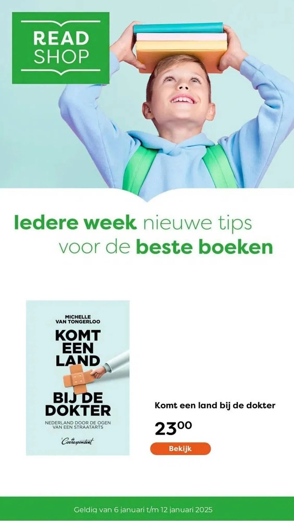 The Read Shop folder van 6 januari tot 12 januari 2025 - Folder pagina 1