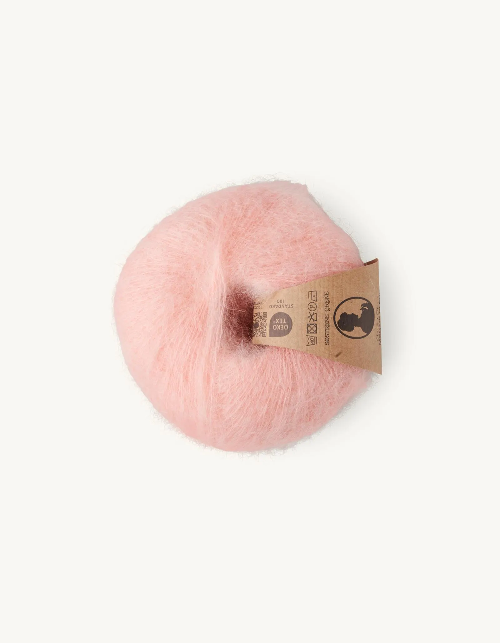 Mohairgaren met nylon