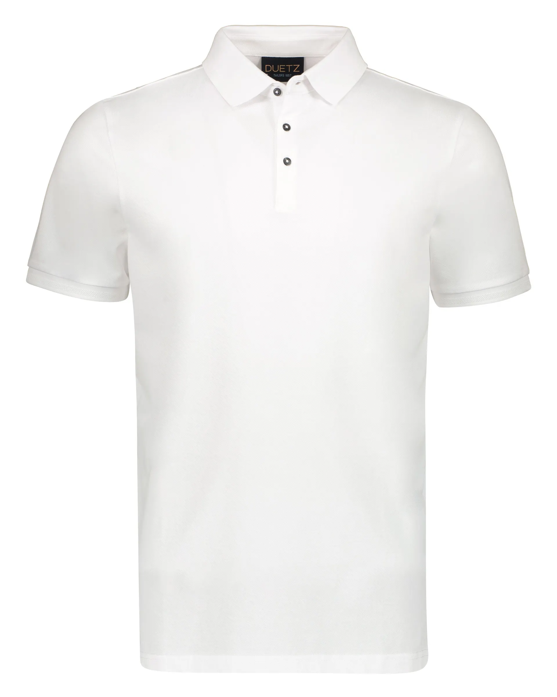 Gemerceriseerd Katoenen Polo Wit