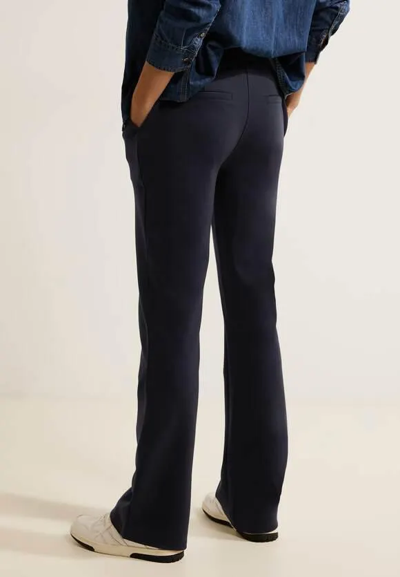 Casual fit jersey broek