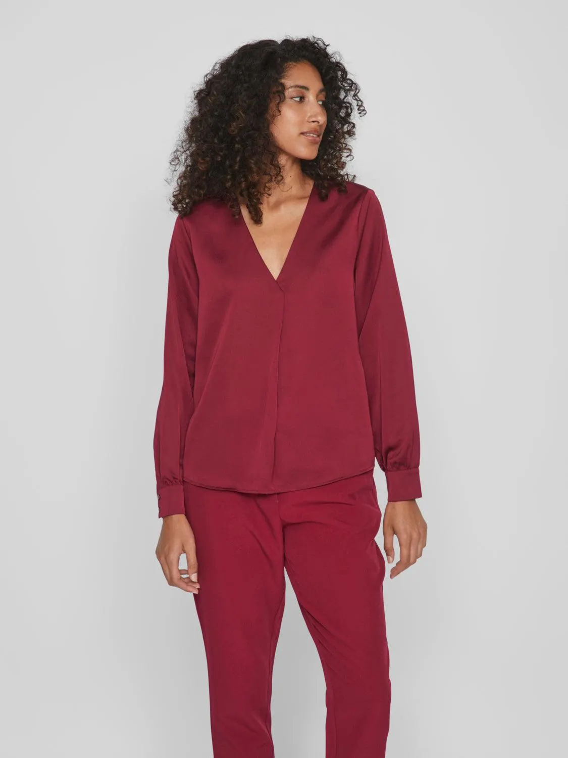 VIELLETTE T-Shirts & Tops - Beet Red