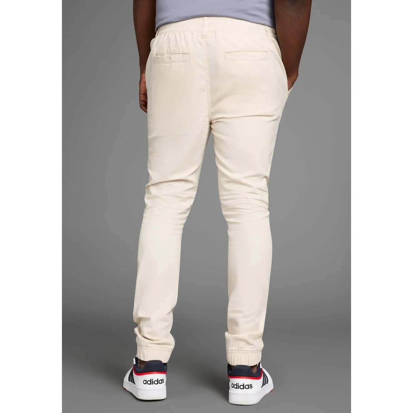 DELMAO Linnen broek Linnenbroek met koord