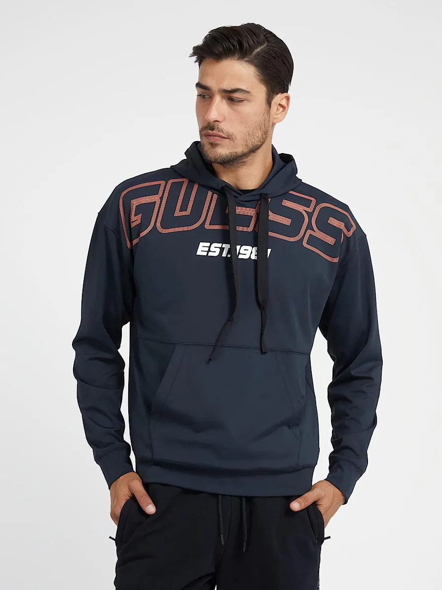 Scuba-sweatshirt met logo op de voorkant