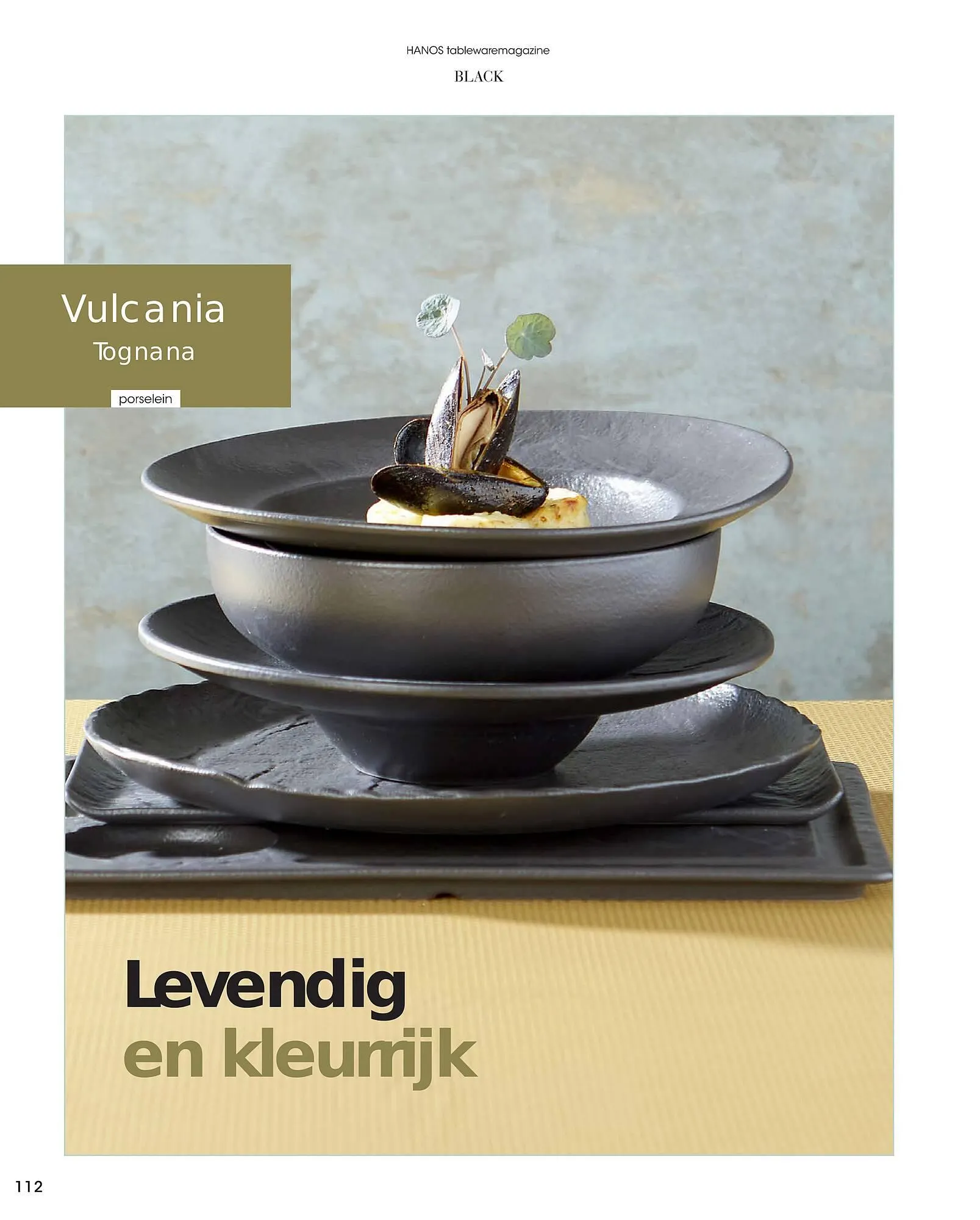 HANOS Tableware Magazine 2023-2024 van 1 januari tot 30 april 2024 - Folder pagina 112