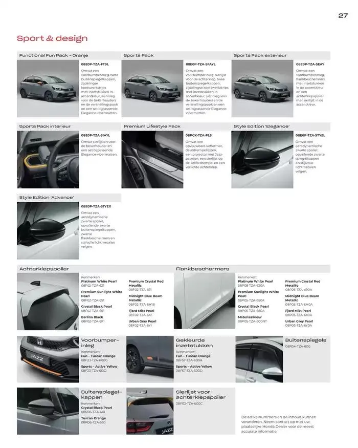 Jazz Accessories van 19 november tot 30 juni 2025 - Folder pagina 29