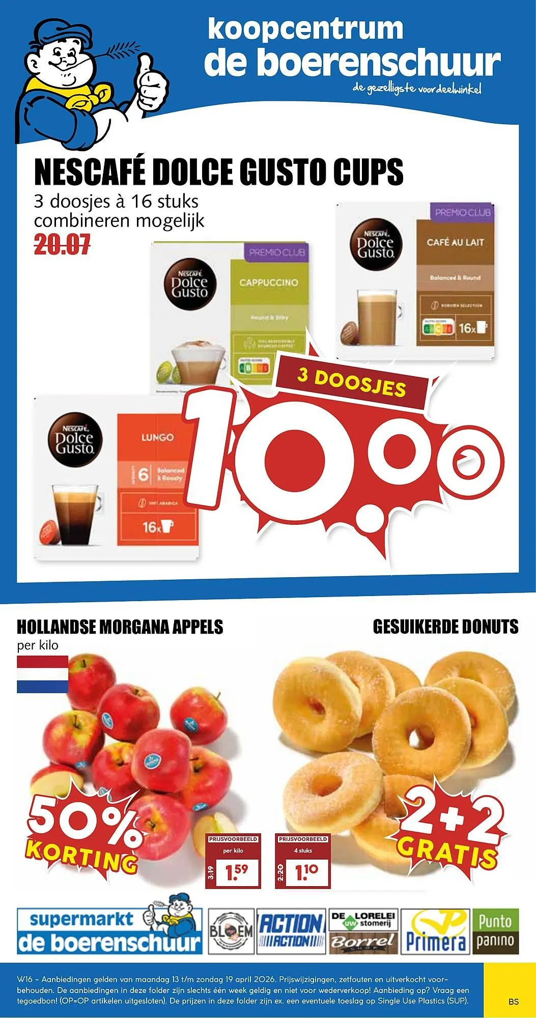 De Boerenschuur folder van 13 april tot 19 april 2026 - Folder pagina 1