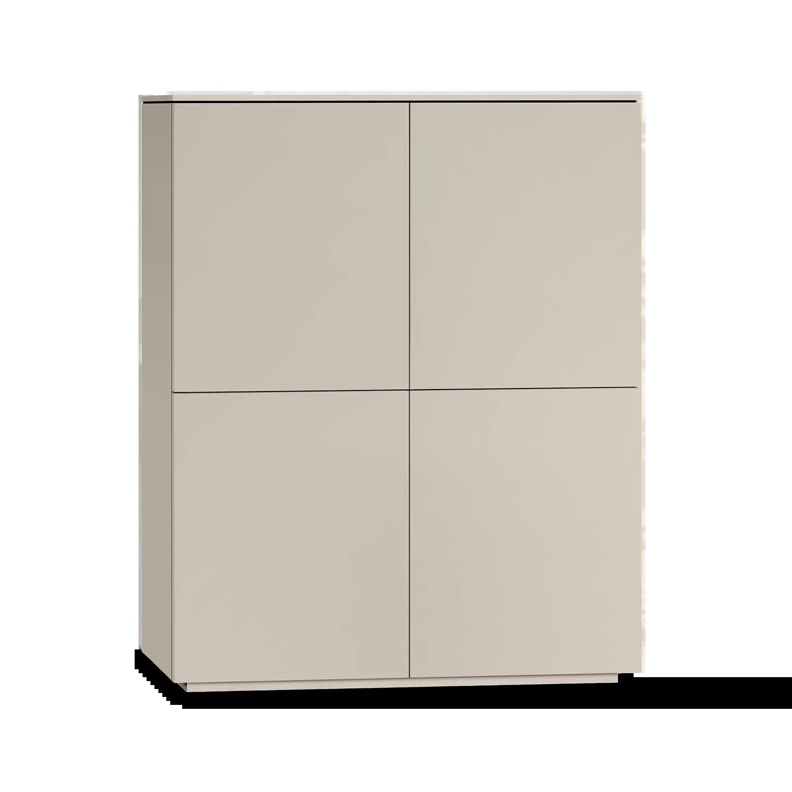 Wandkast (4 deurs) Lazzia - Ivory