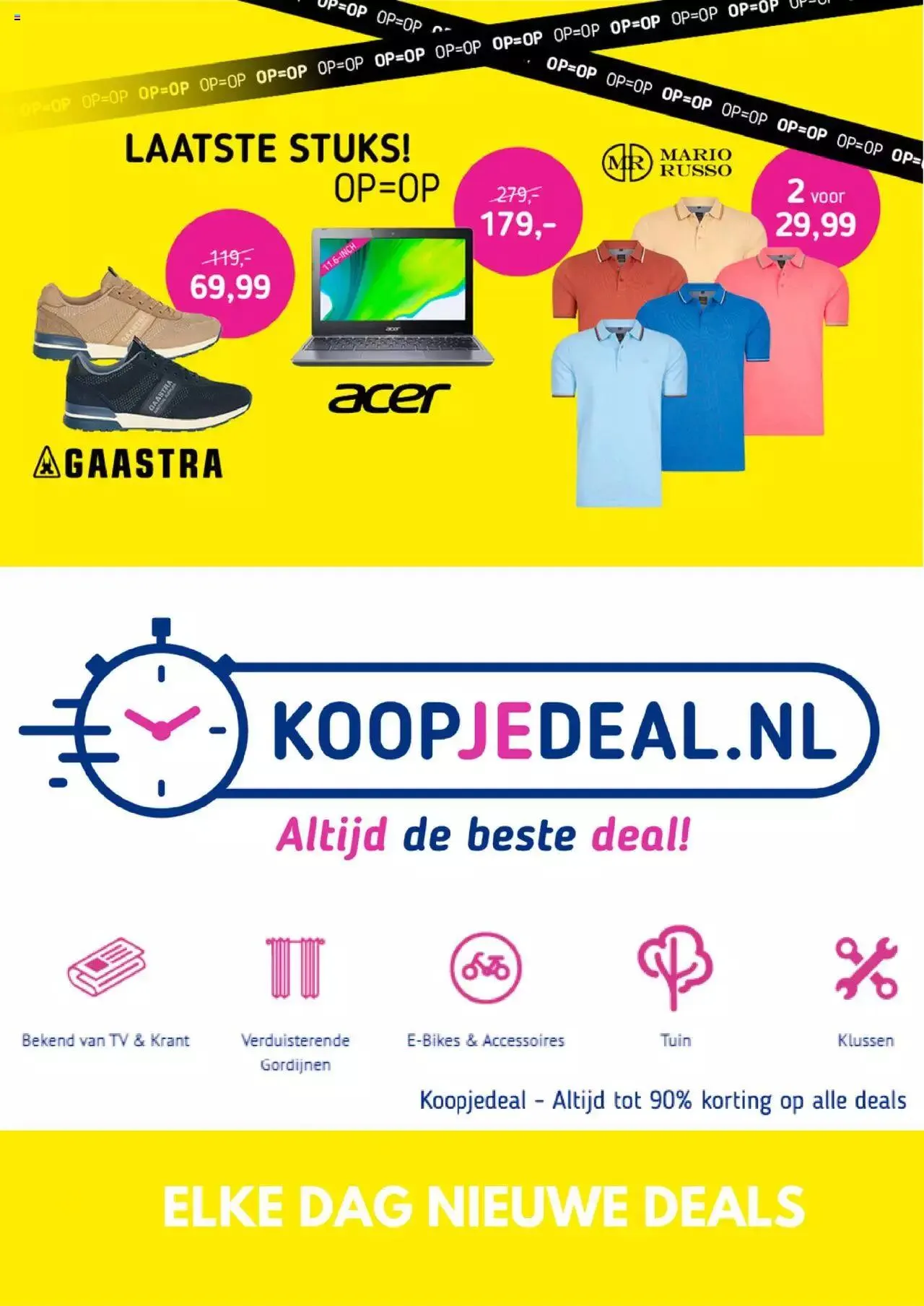 Koopjedeal - Folder van 5 mei tot 31 december 2023 - Folder pagina 1