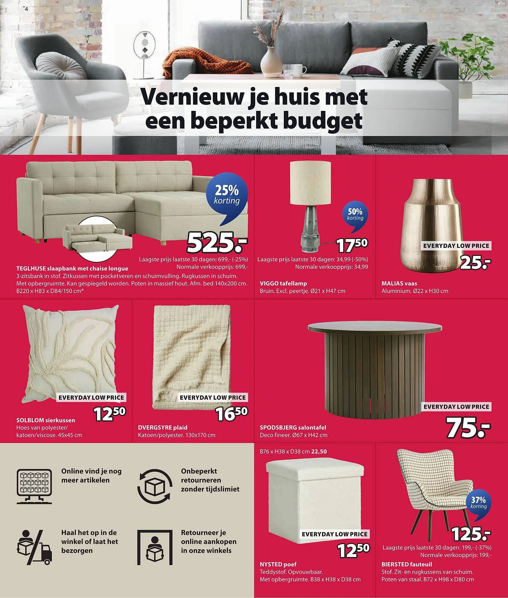 Jysk folder van 5 januari tot 18 januari 2026 - Folder pagina 4