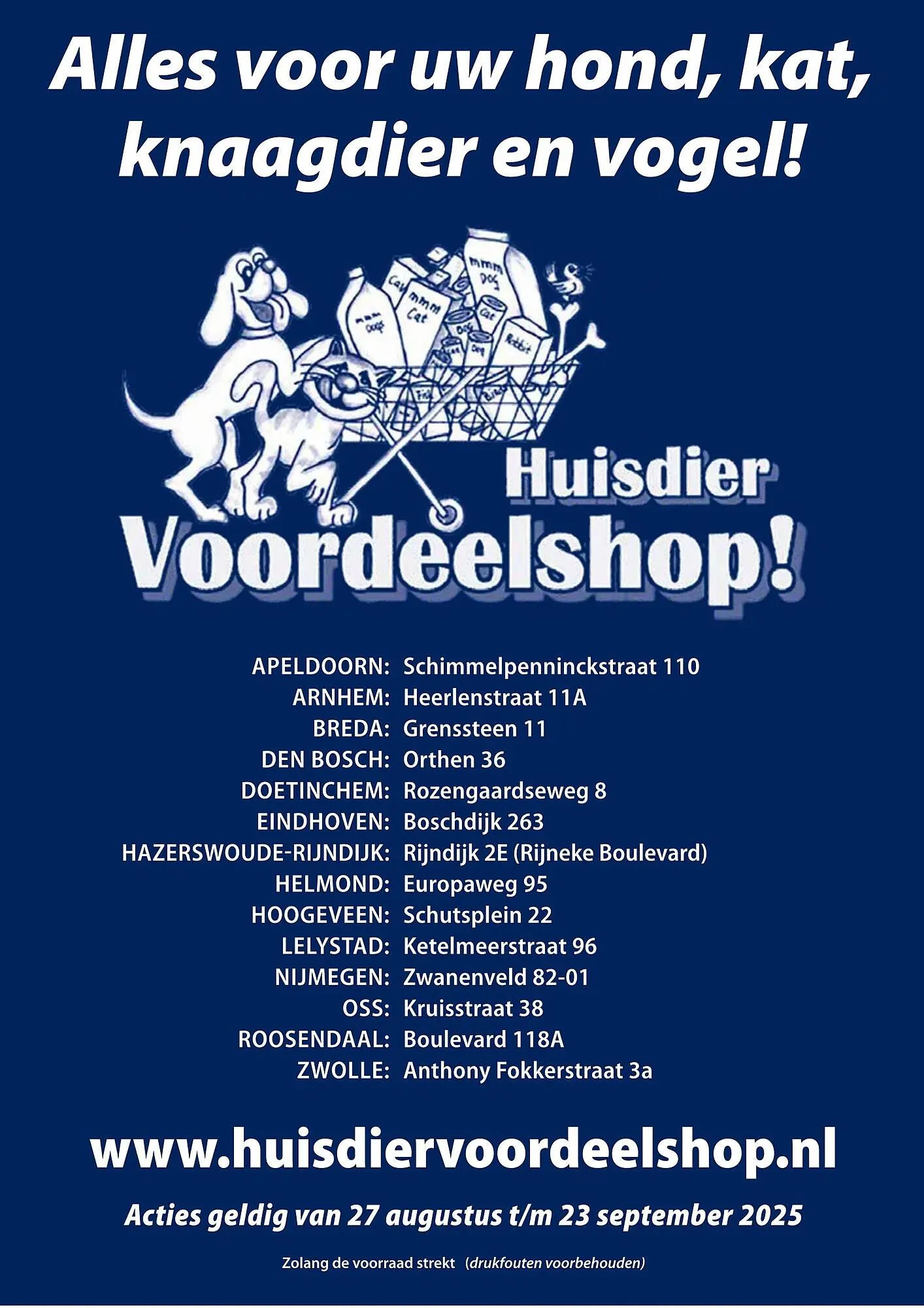 Huisdier Voordeelshop folder van 27 augustus tot 13 september 2025 - Folder pagina 11