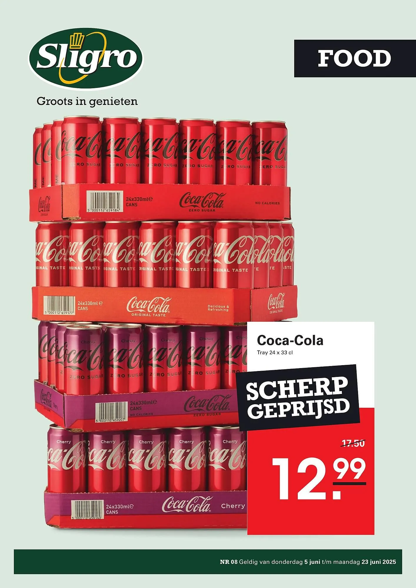 Sligro folder van 5 juni tot 23 juni 2025 - Folder pagina 1