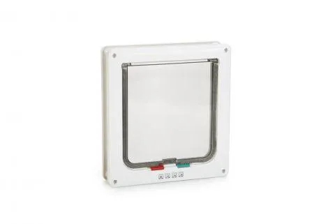 Beeztees Kattendeur Muze - 23,5x5,5x12,5cm - Wit