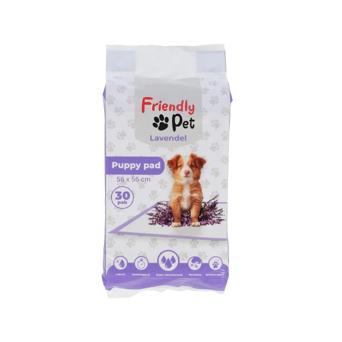 Puppy pad 56x56cm 30st + Lavendel