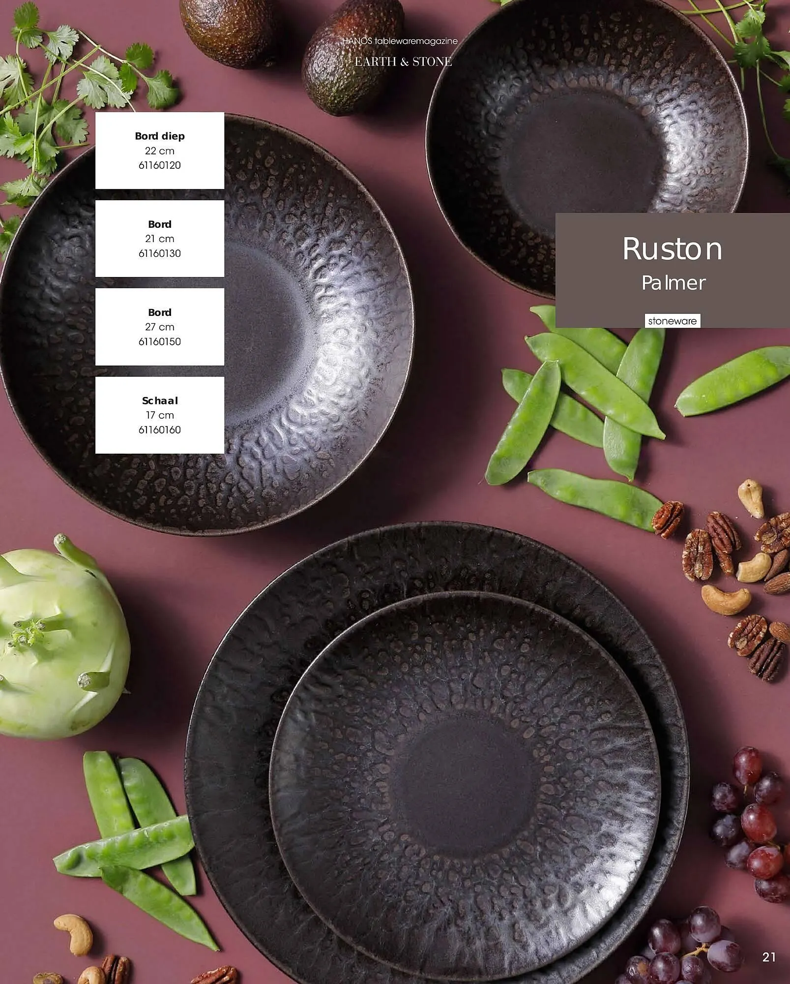 HANOS Tableware Magazine 2023-2024 van 1 januari tot 30 april 2024 - Folder pagina 21