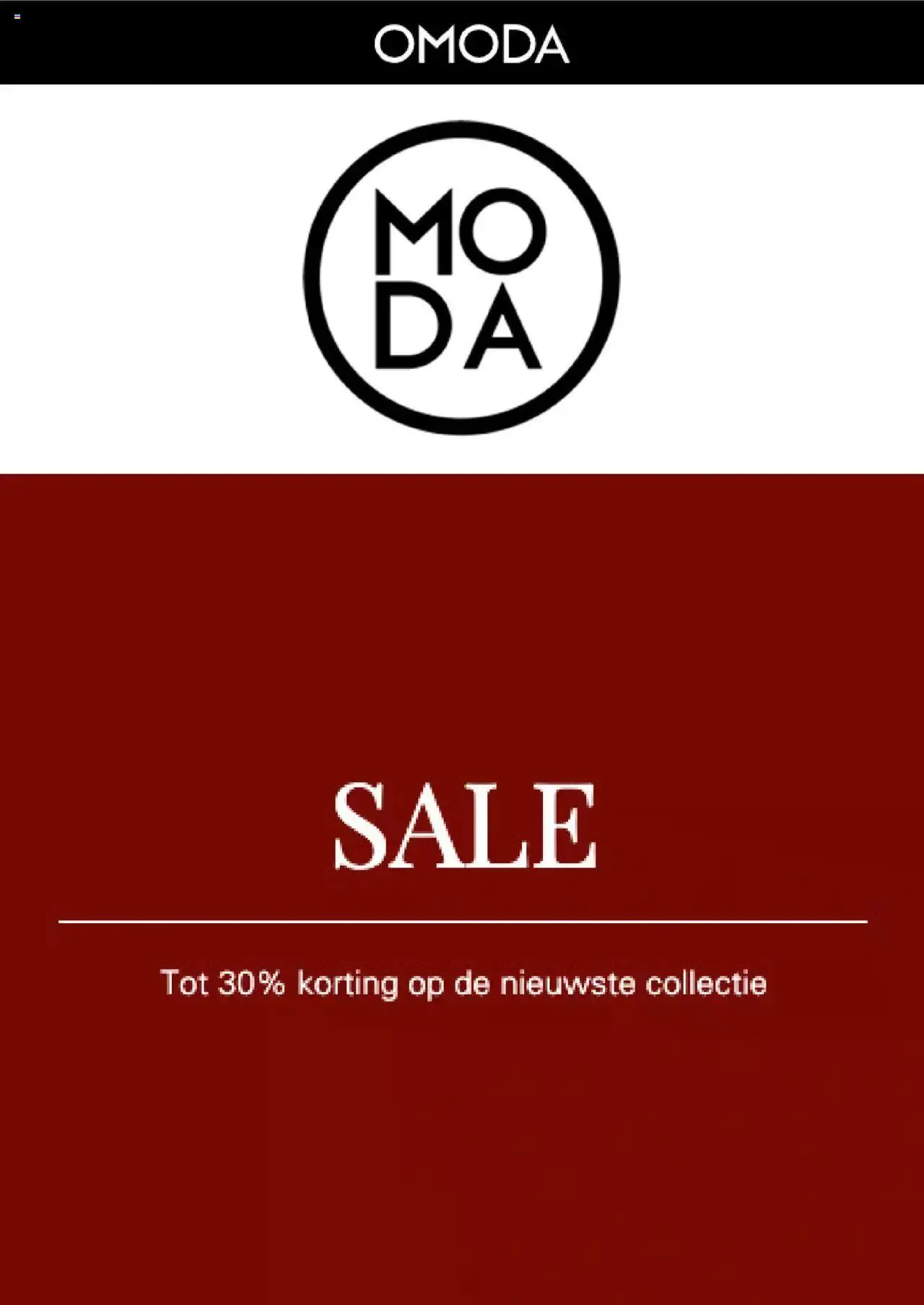 Omoda - Folder van 5 december tot 31 december 2023 - Folder pagina 1