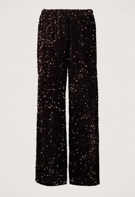 Sequins Velours Broek